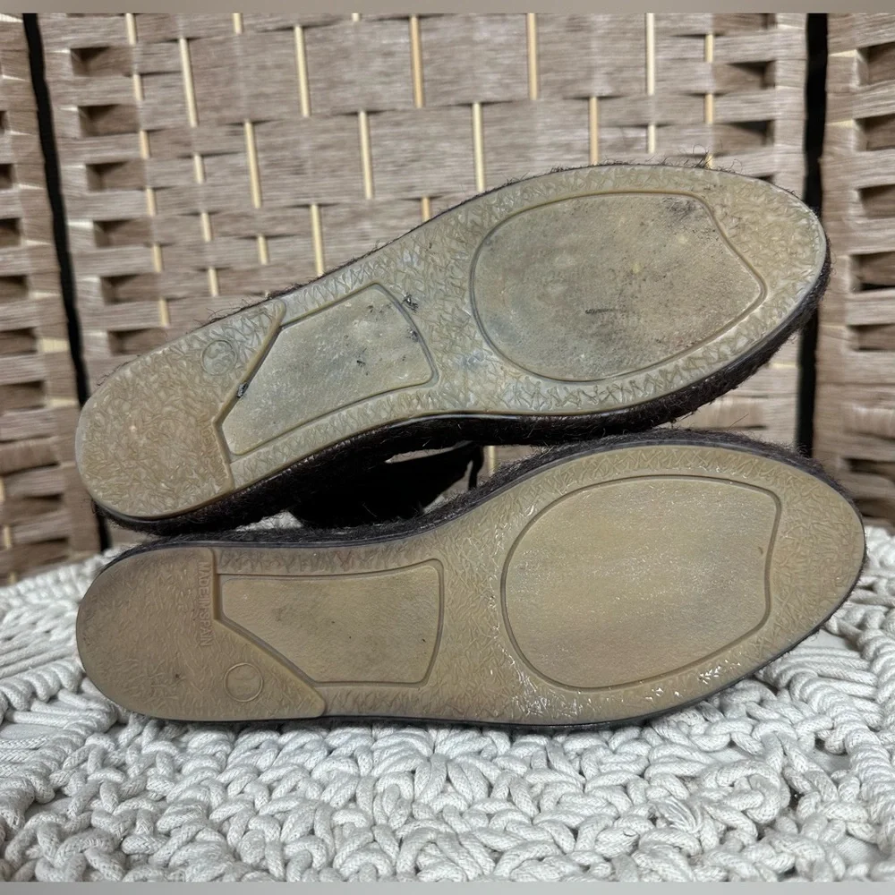 Free People Made in Spain Aurora Espadrille in Black - Size 38